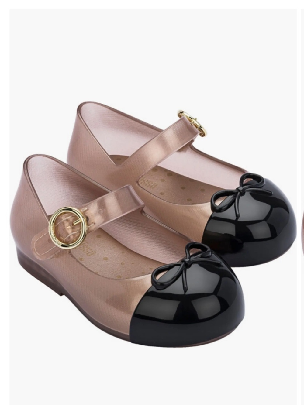 Mini Melissa Clear Rose and Black Box Label